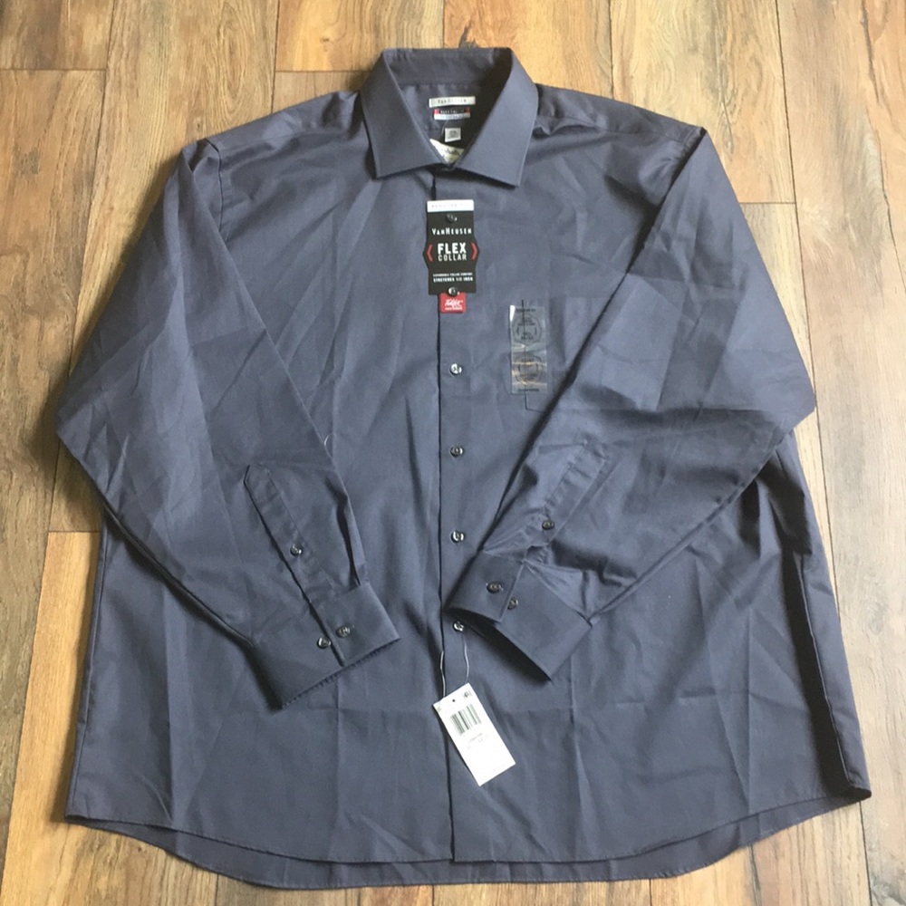 Charcoal Van Heusen Men’s Button Down
